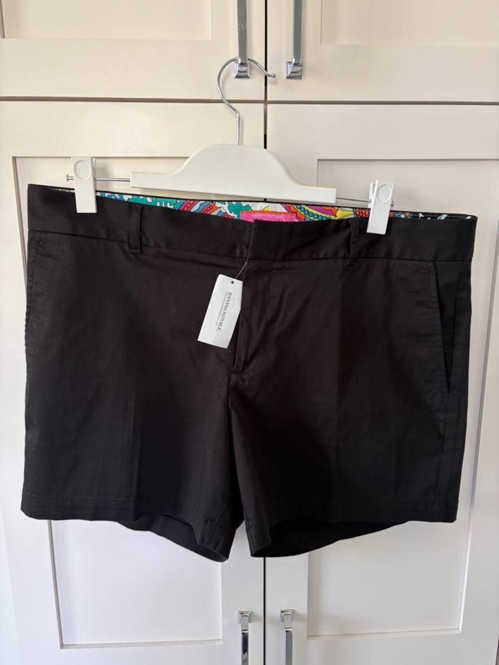 NEW Banana Republic Black “Short” Shorts Size 14
